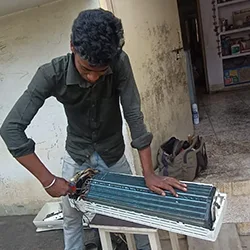 AC mechanic Mr. Ripon Halder in Orgram 2